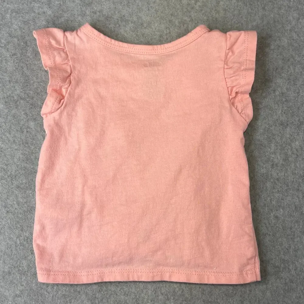 Carter's Pink Little Sister Tee size 0-3 months